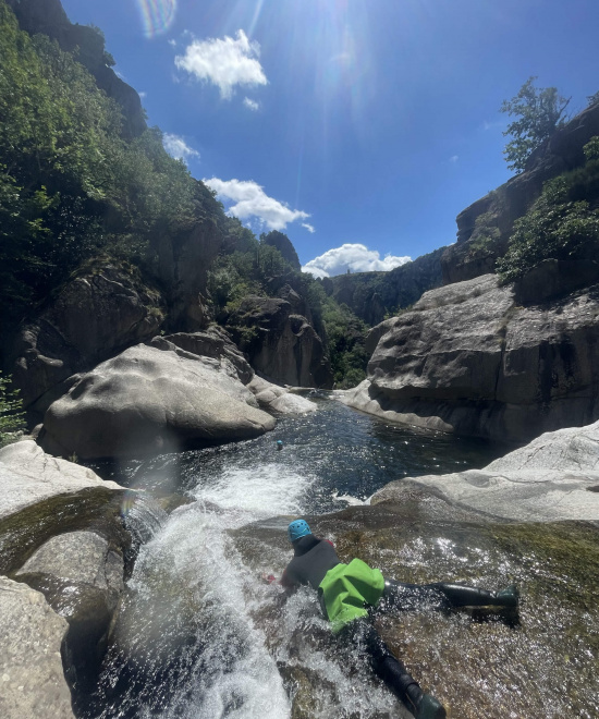 Canyoning à Chassezac